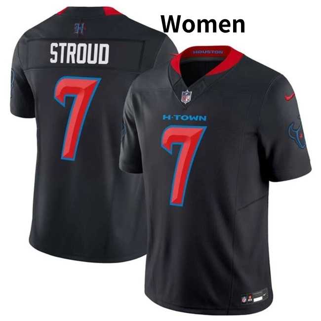 Womens Houston Texans #7 C.J. Stroud Navy 2024 2nd Alternate F.U.S.E Vapor Stitched Jersey Dzhi